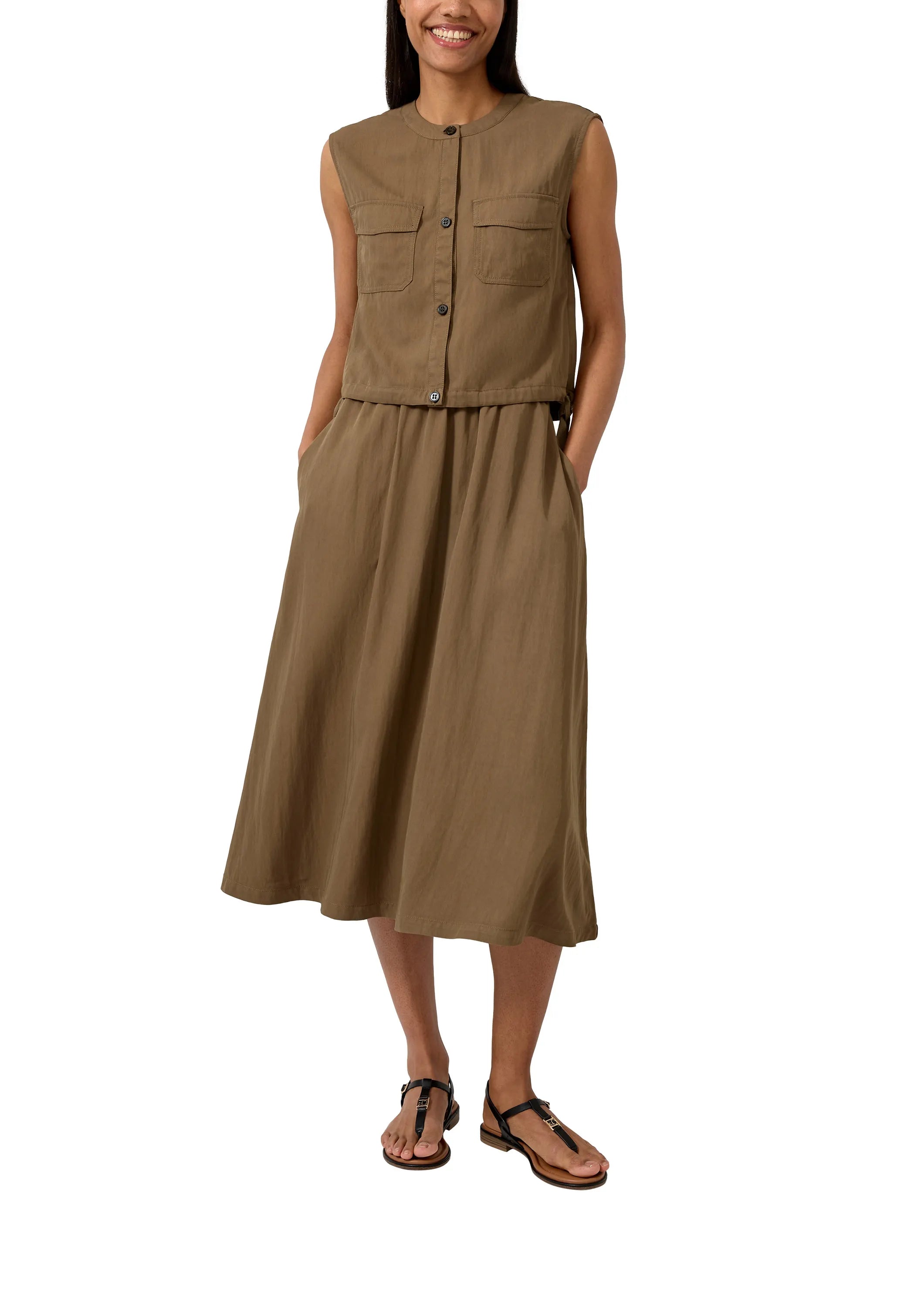 Bluse aus Viskosemix