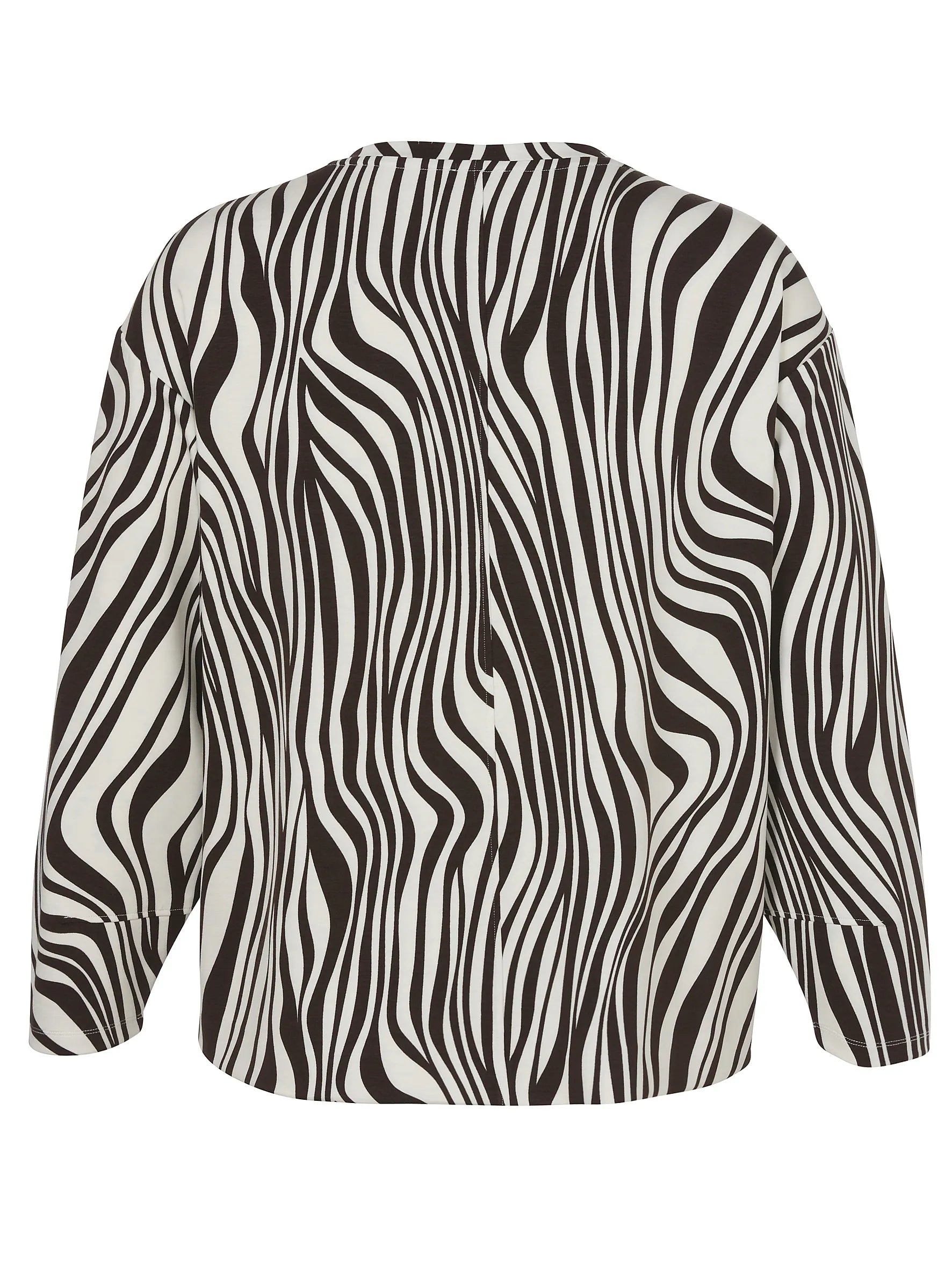 Sweatshirt mit Zebra-Print