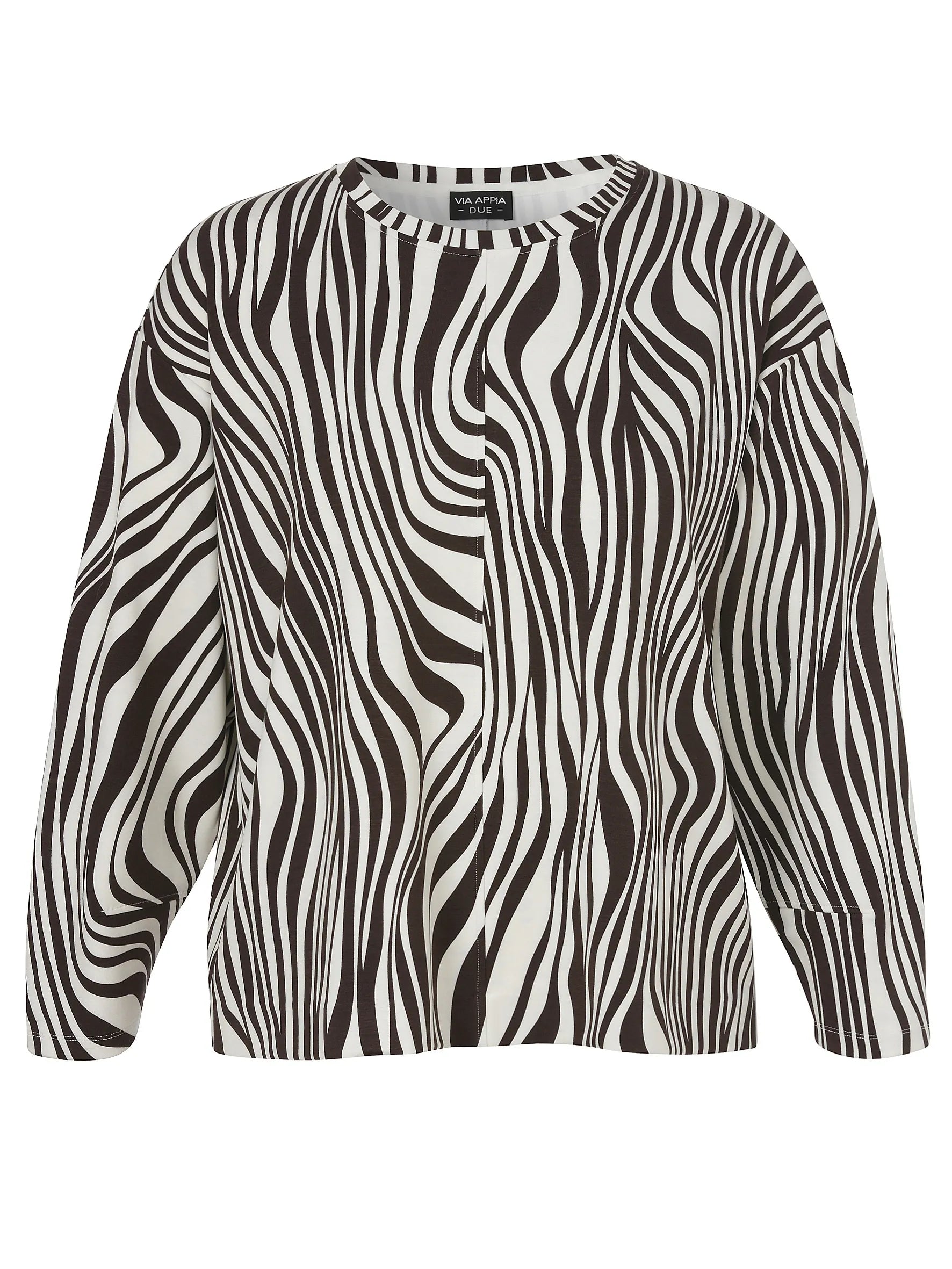 Sweatshirt mit Zebra-Print