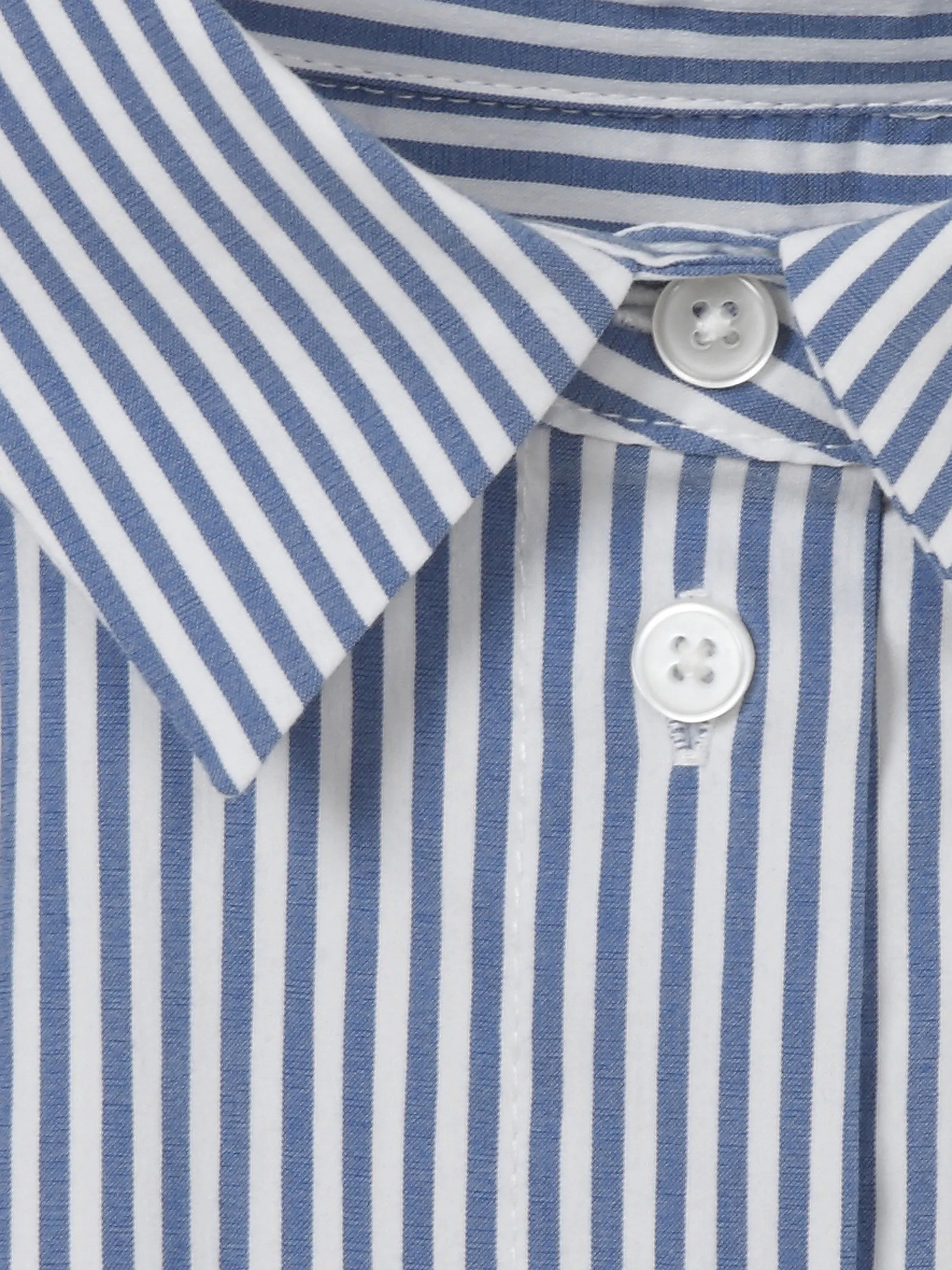 Gestreifte Bluse aus Baumwollmix