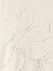 Sweatshirt mit Blumen-Stickerei