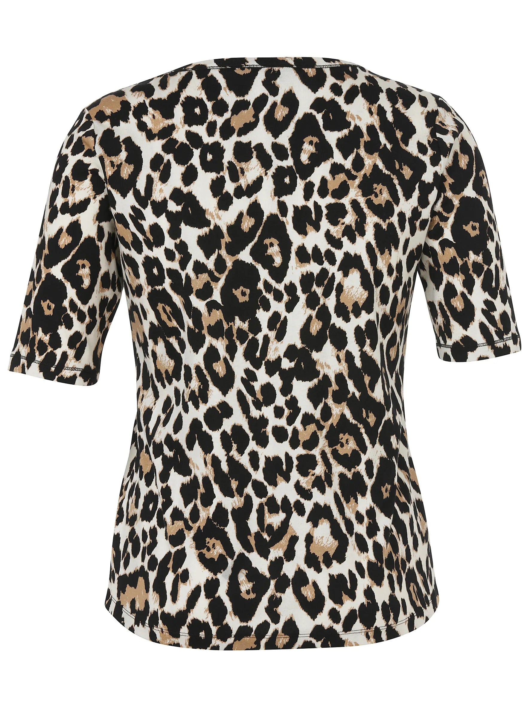 T-Shirt mit Leo-Print