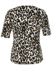 T-Shirt mit Leo-Print
