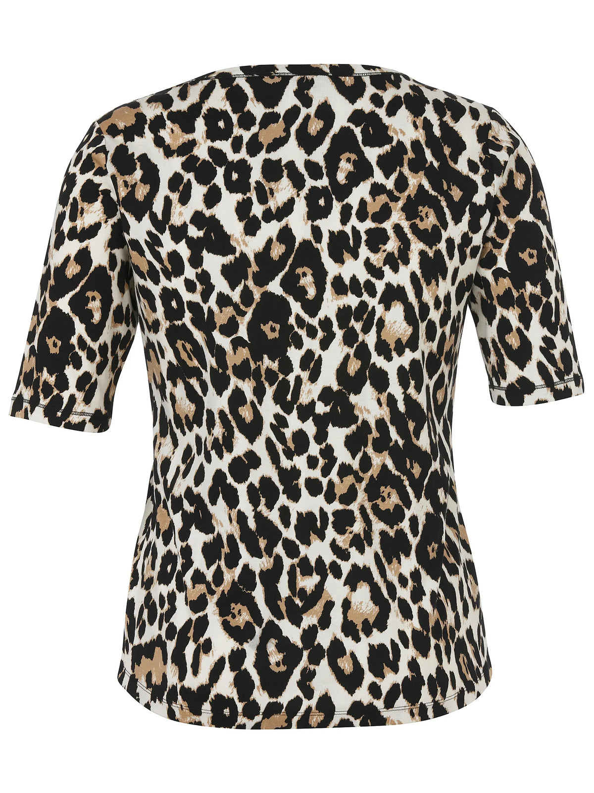 T-Shirt mit Leo-Print