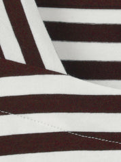 Gestreiftes Shirt mit Karree-Kragen
