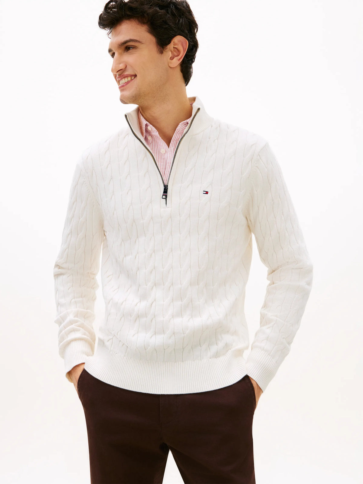 Strickpullover aus Baumwolle