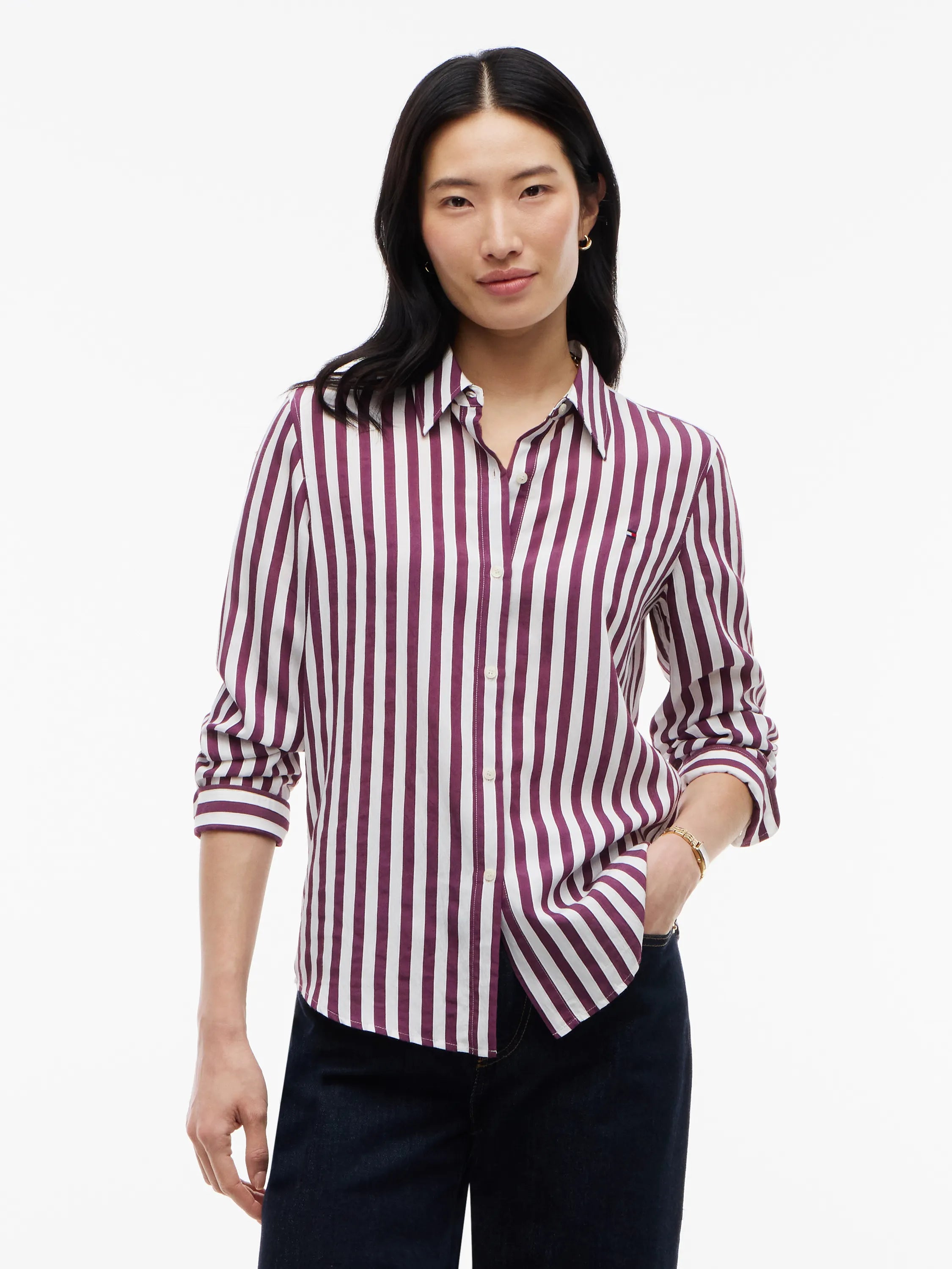 Bluse aus Viskosemix