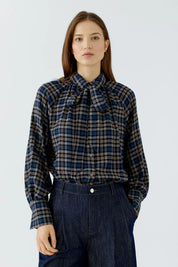 Schluppenbluse Relaxed Fit