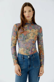 Langarmshirt transparent