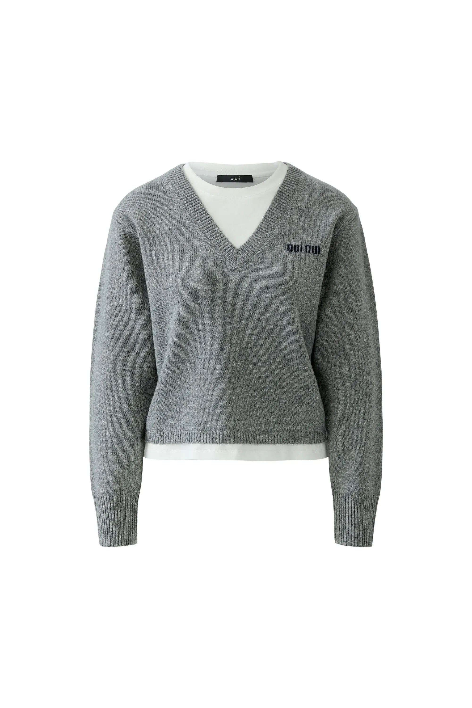 Strickpullover aus Wollmix