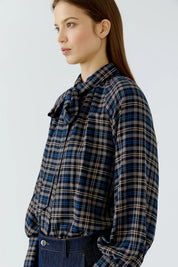 Schluppenbluse Relaxed Fit