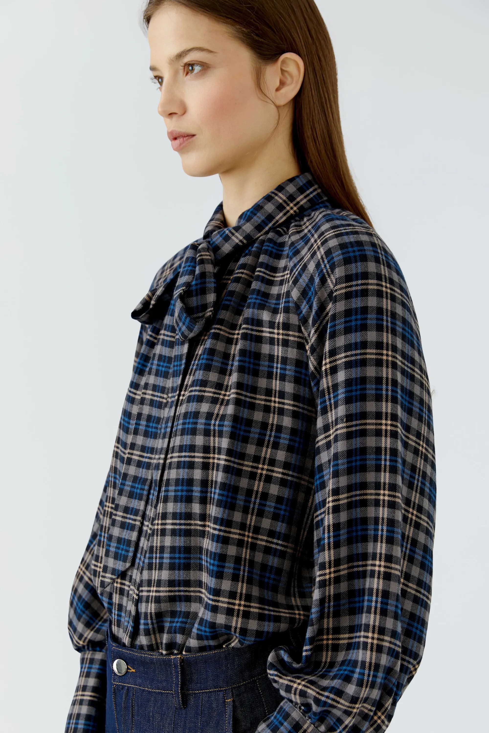 Schluppenbluse Relaxed Fit