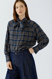 Schluppenbluse Relaxed Fit