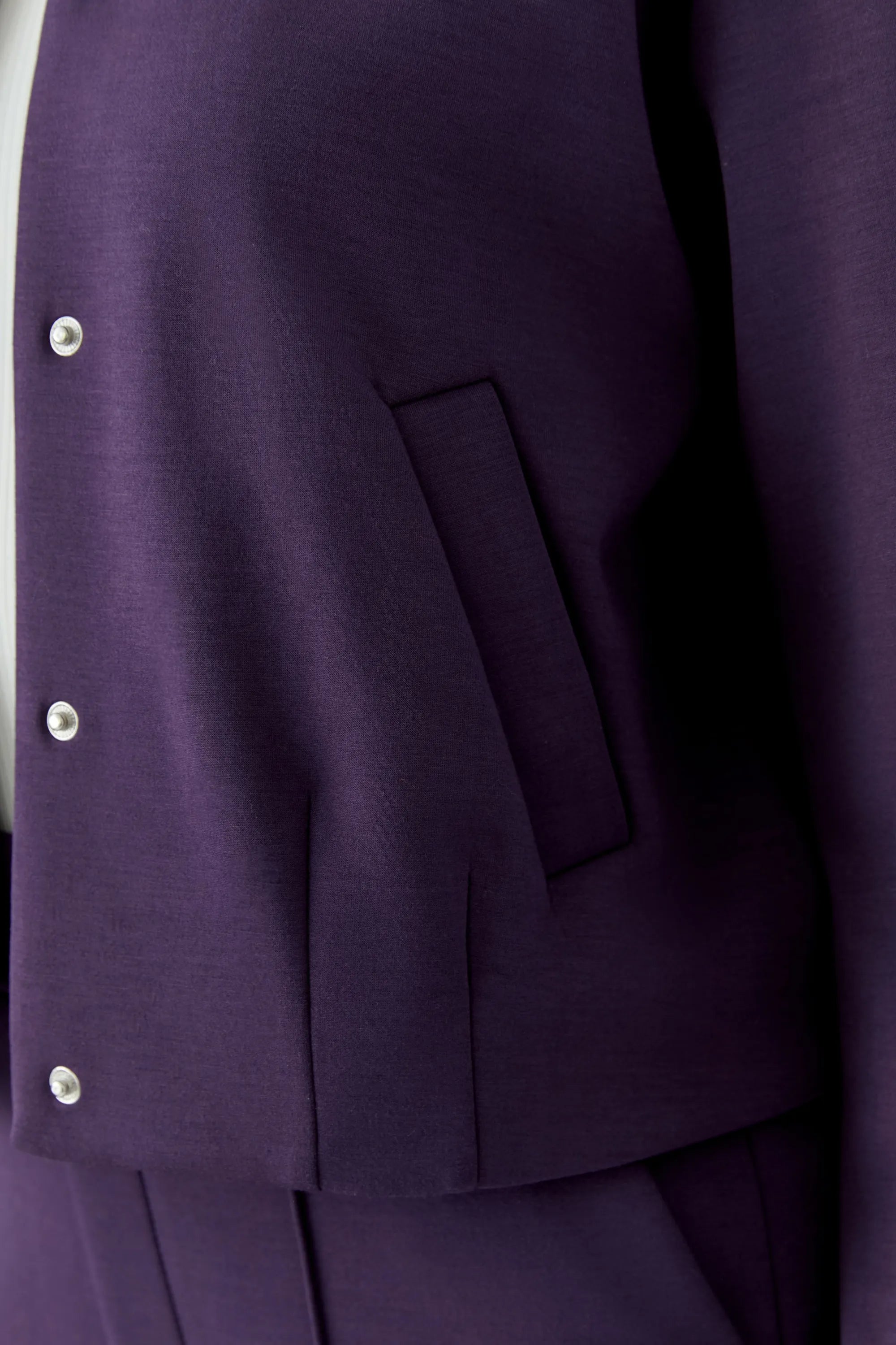 Sweatshirtjacke mit Stehkragen