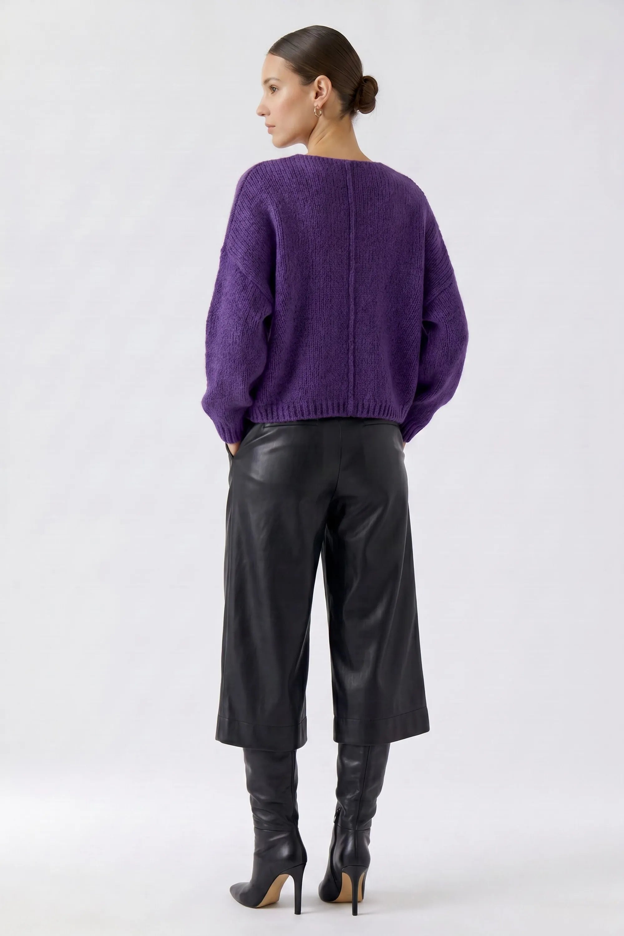 Strickpullover mit V-Ausschnitt