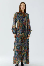Chiffonkleid Maxi floral