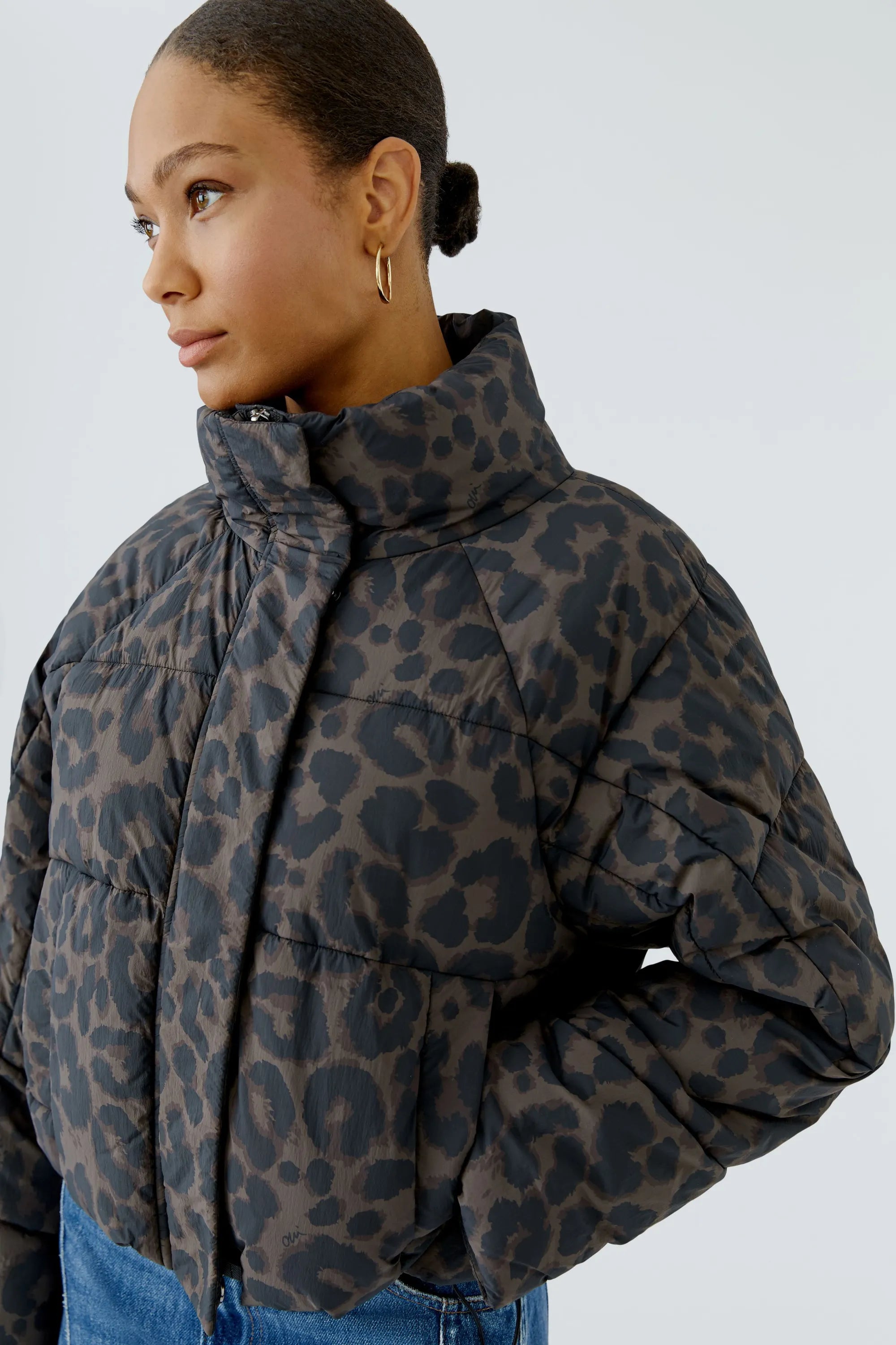 Pufferjacke mit Stehkragen