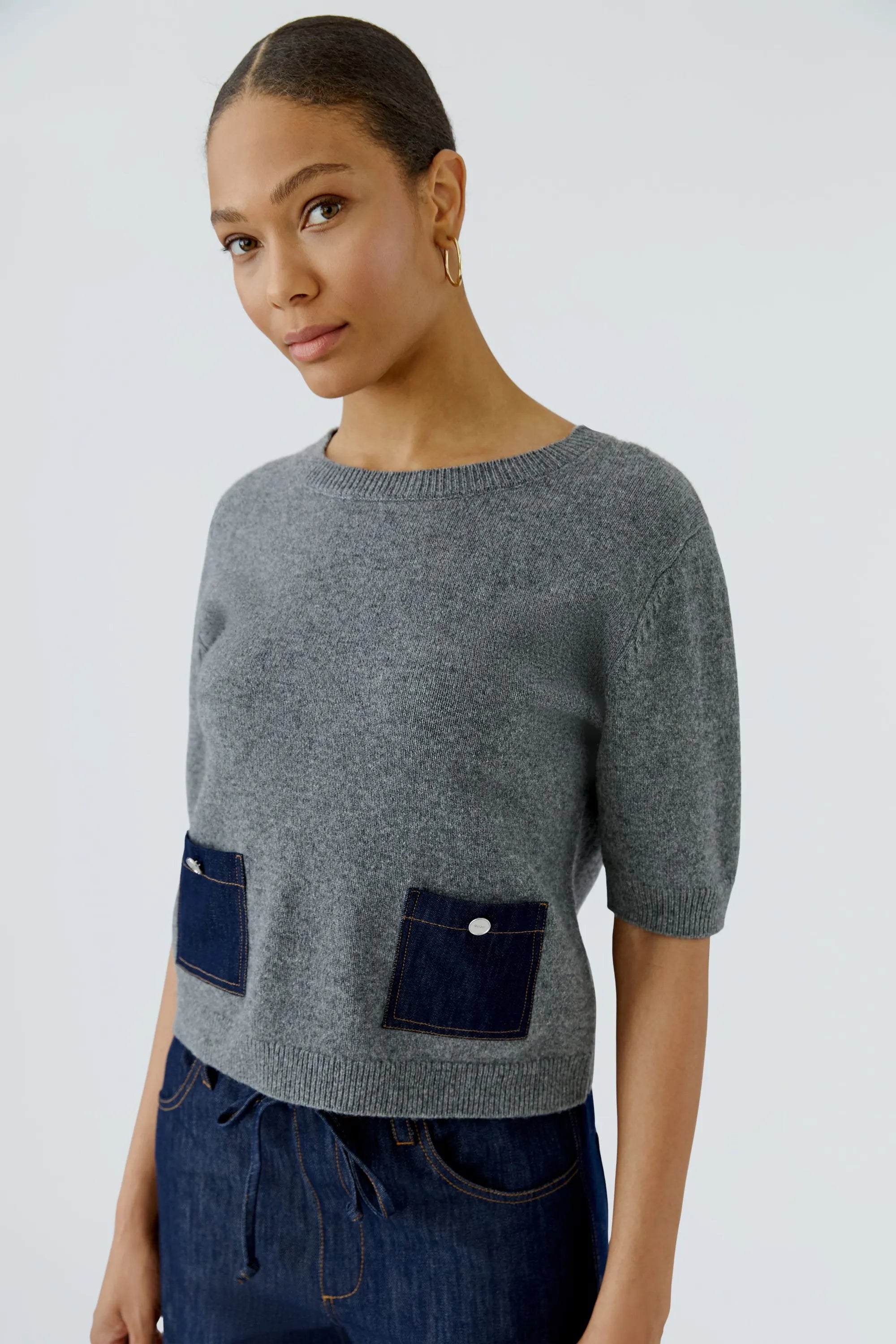 Strickpullover aus Wollmix