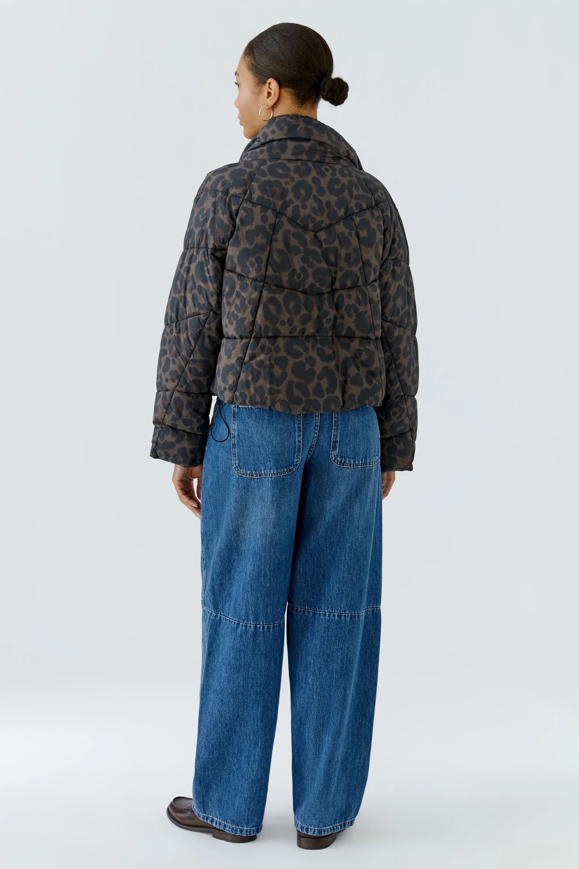 Pufferjacke mit Stehkragen