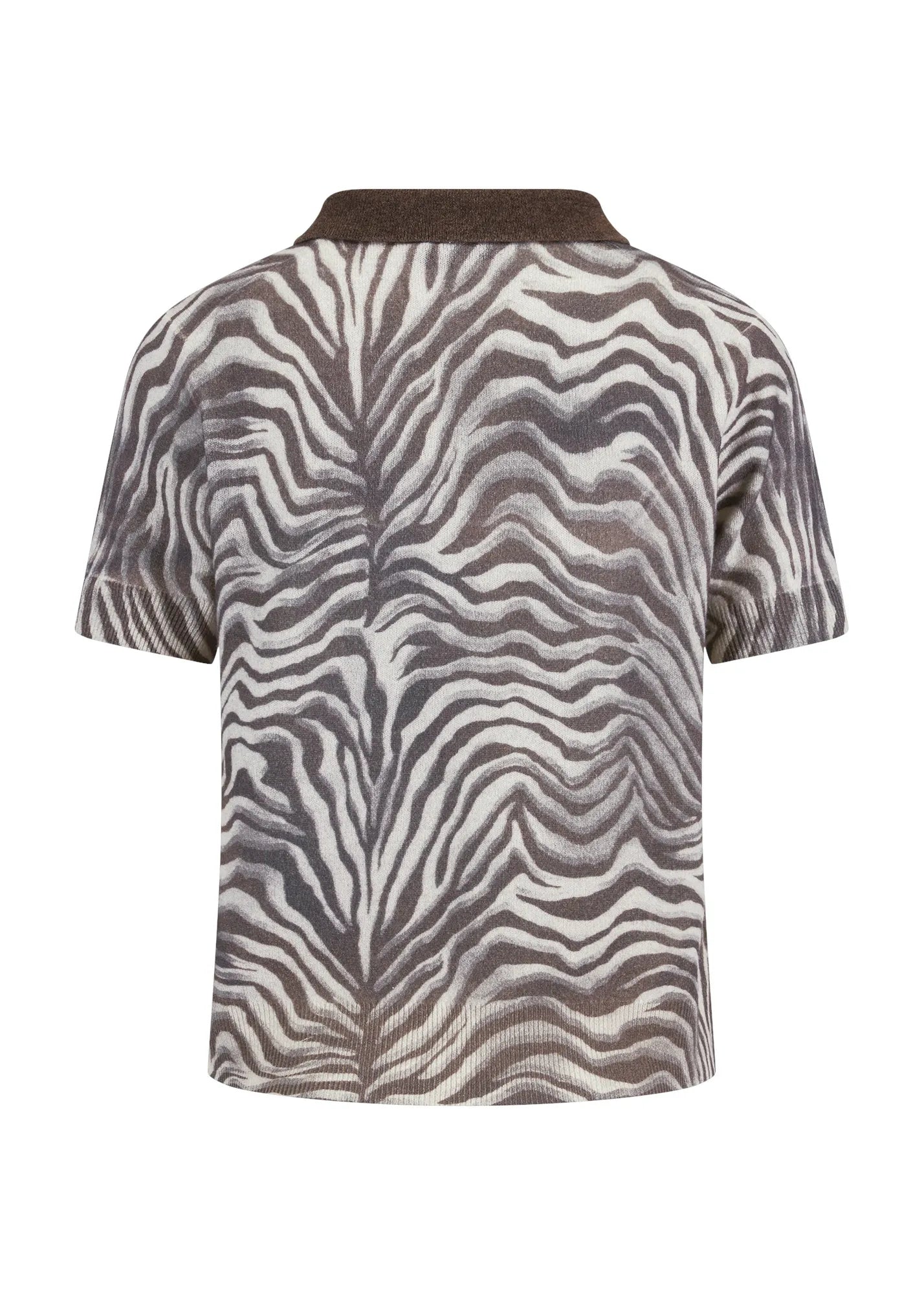 Strickpoloshirt aus Wolle