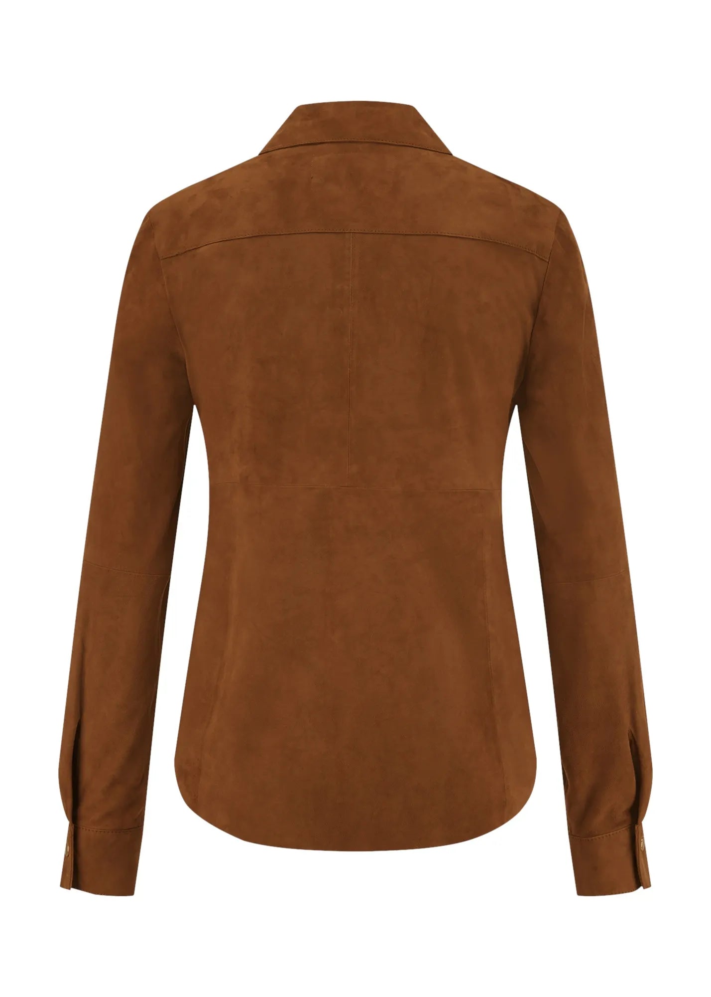 Bluse aus Leder