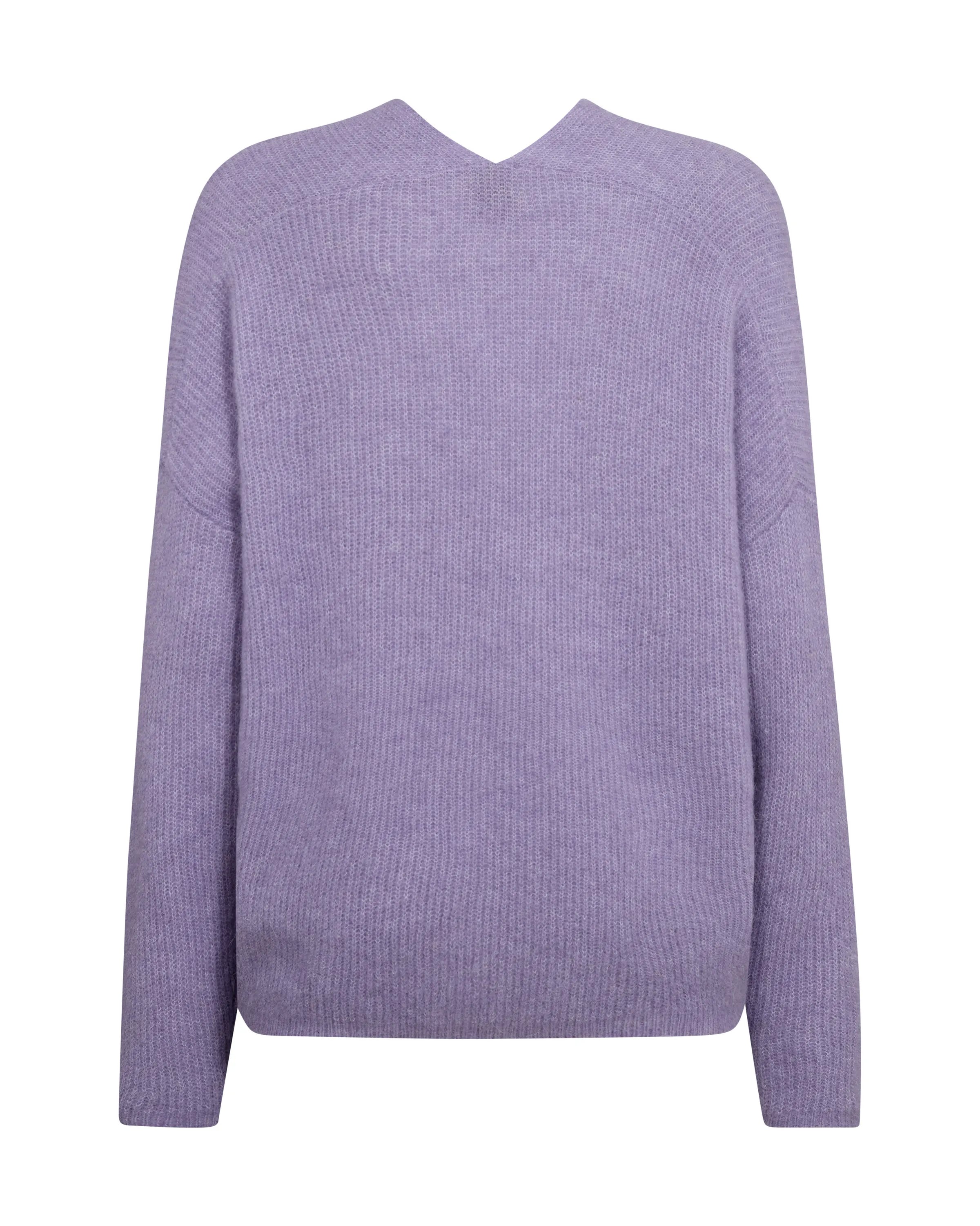 Strickpullover mit V-Ausschnitt