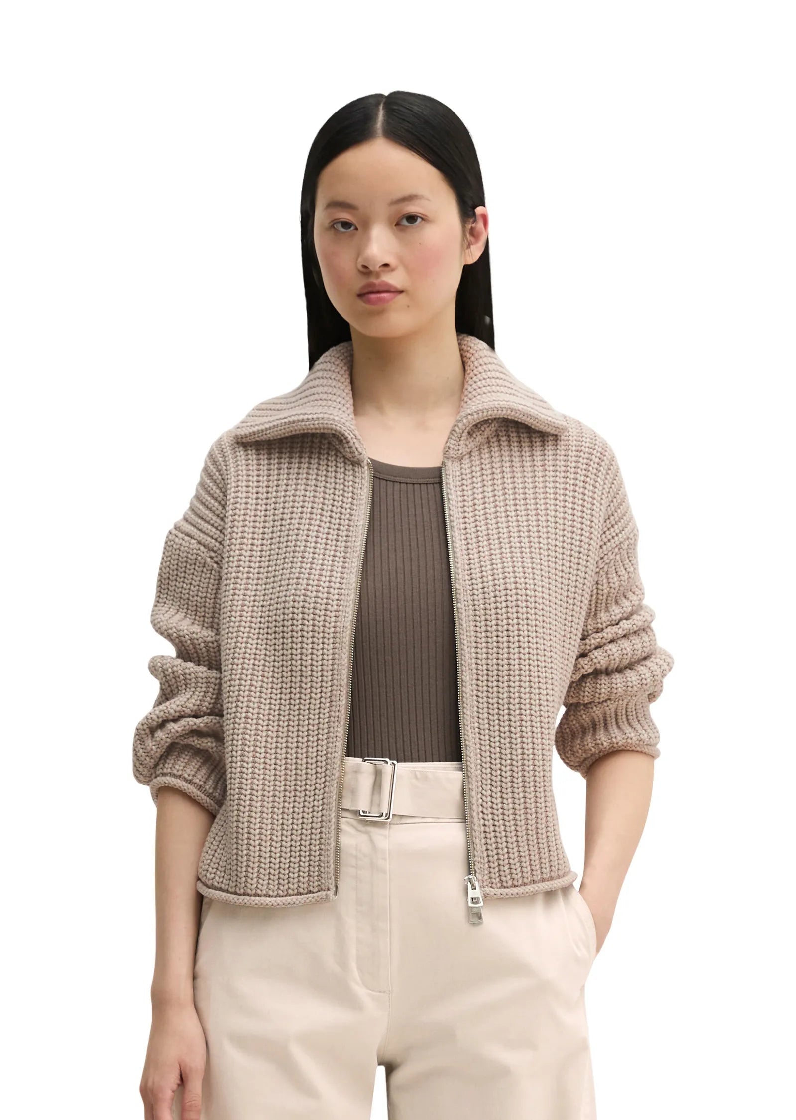 Strickjacke aus Baumwollmix