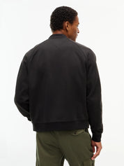 Sweatjacke aus Baumwollmix