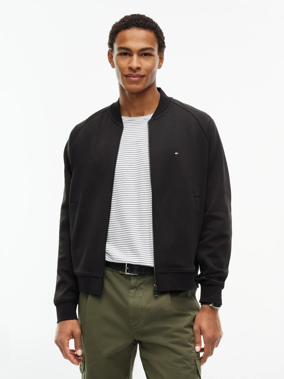 Sweatjacke aus Baumwollmix