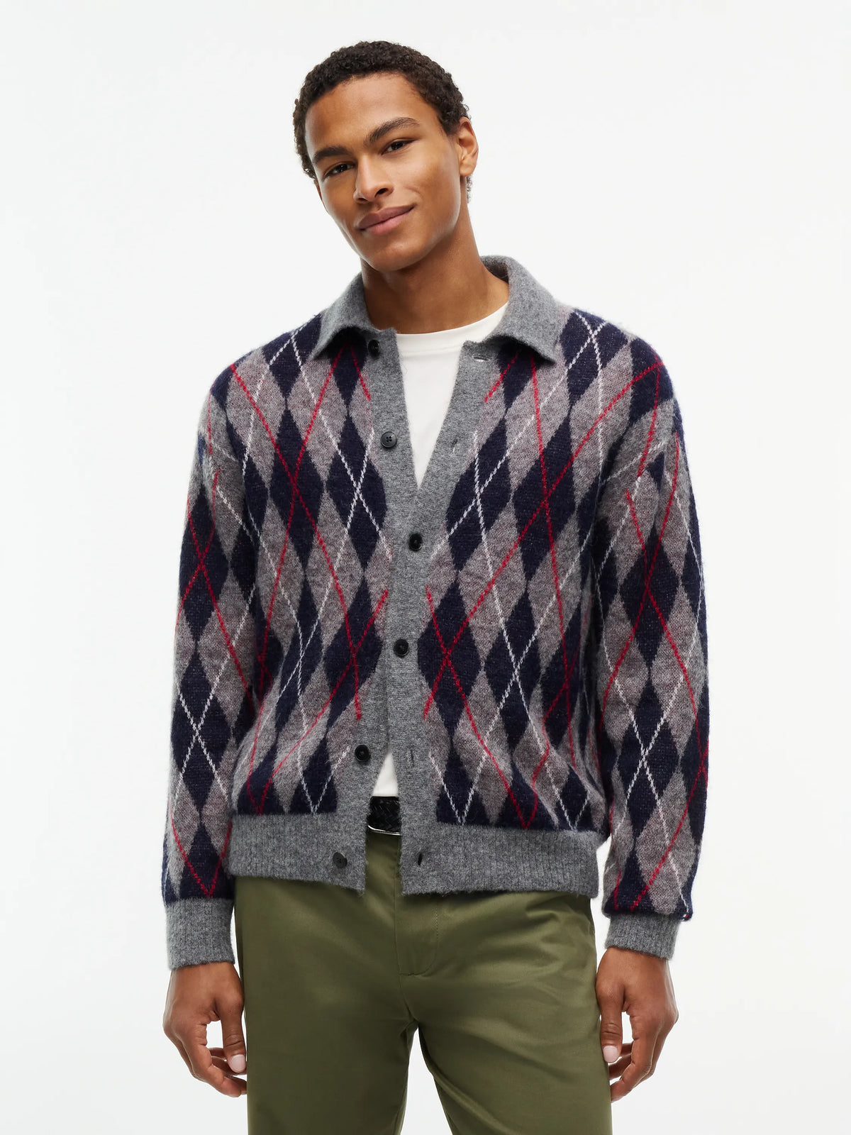 Strickjacke aus Wollmix
