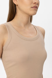 Tanktop aus Rippstrick
