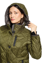 Steppjacke  mit Kapuze