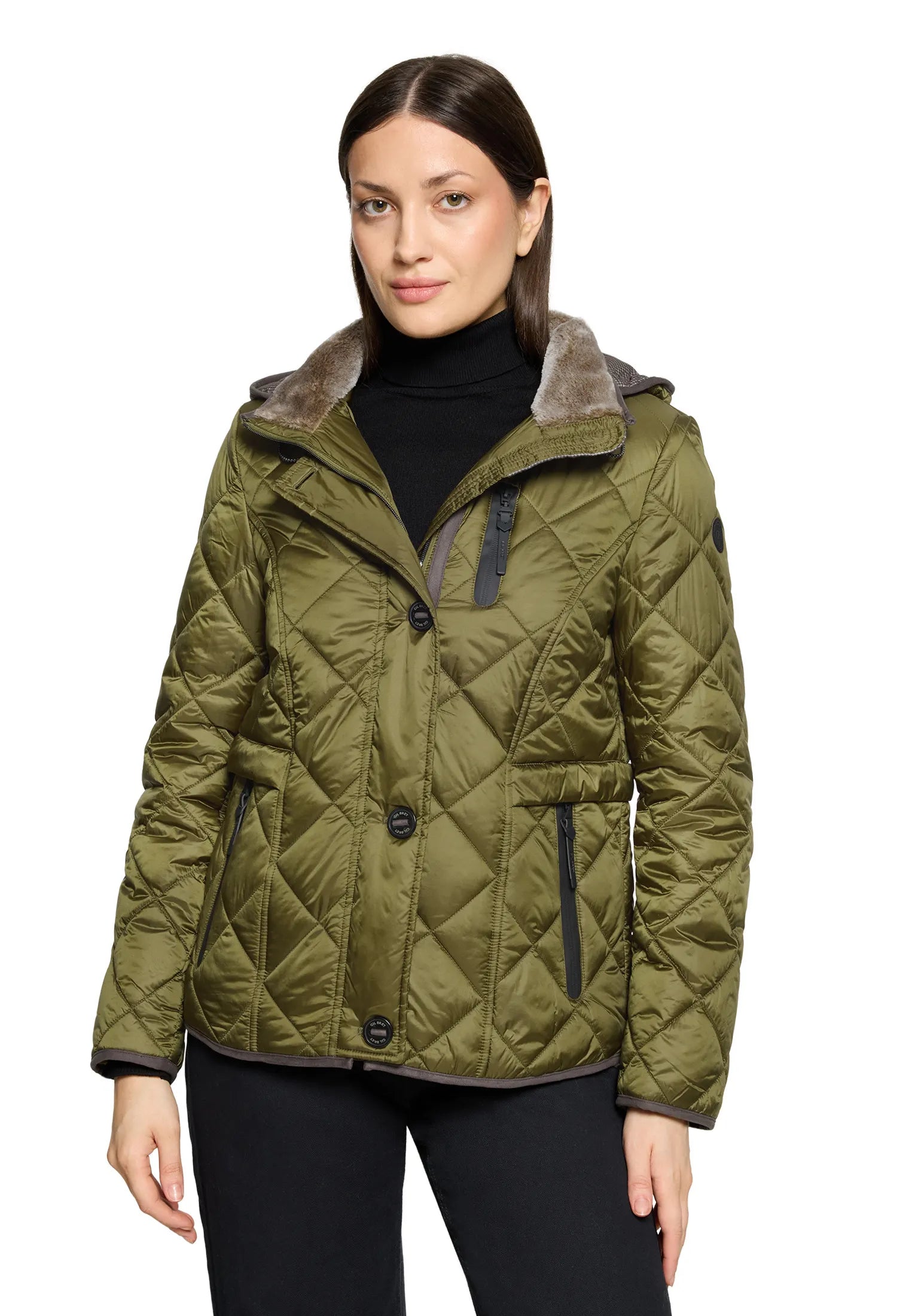 Steppjacke  mit Kapuze