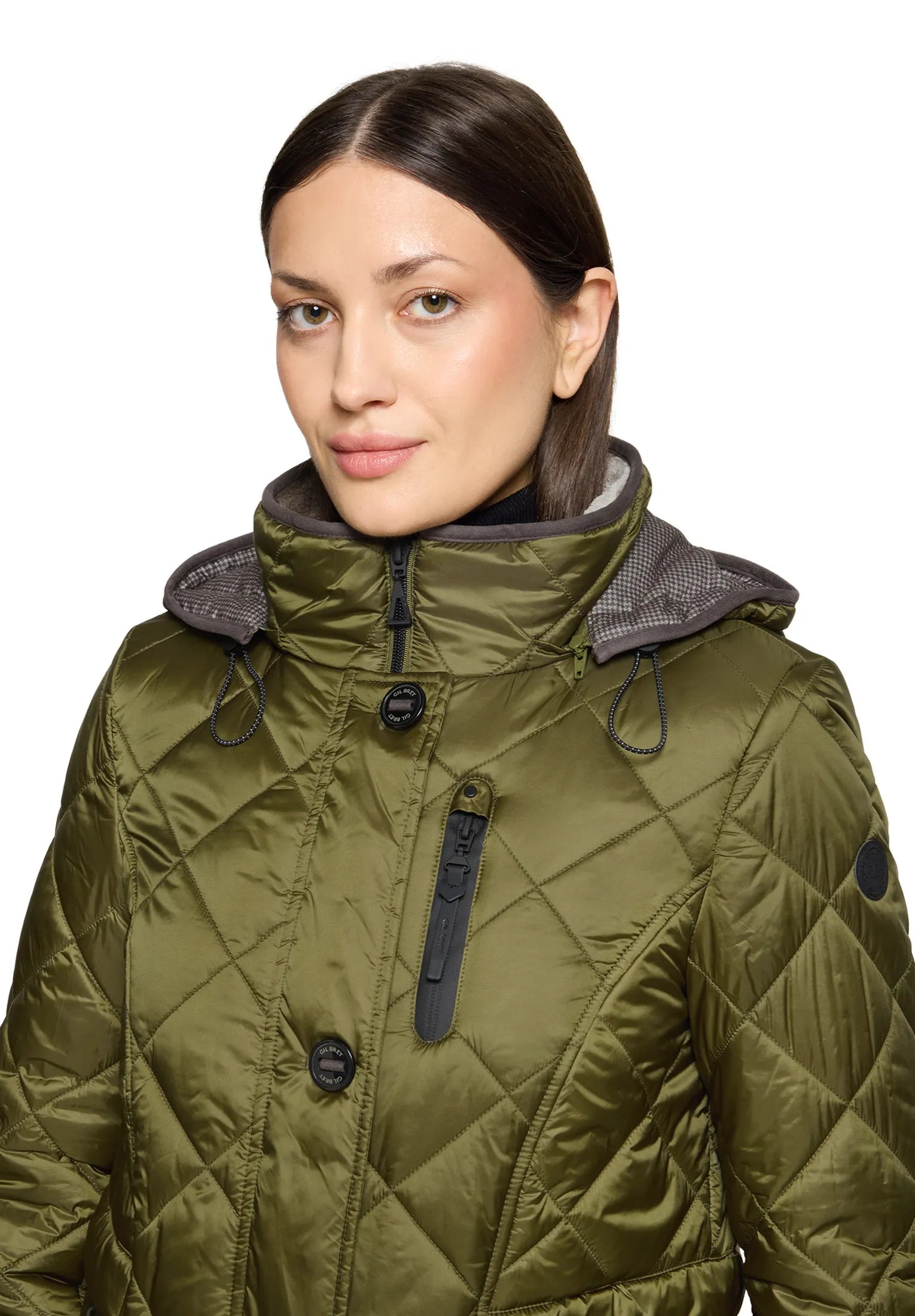 Steppjacke  mit Kapuze