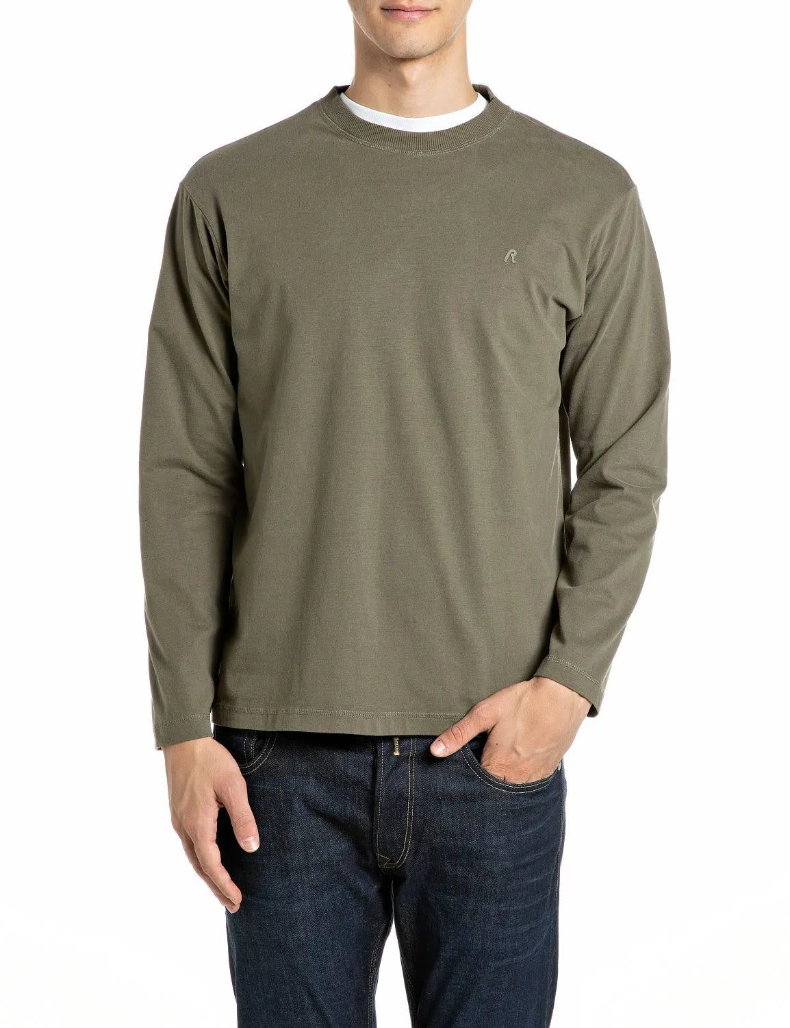 Langarmshirt aus Baumwolle