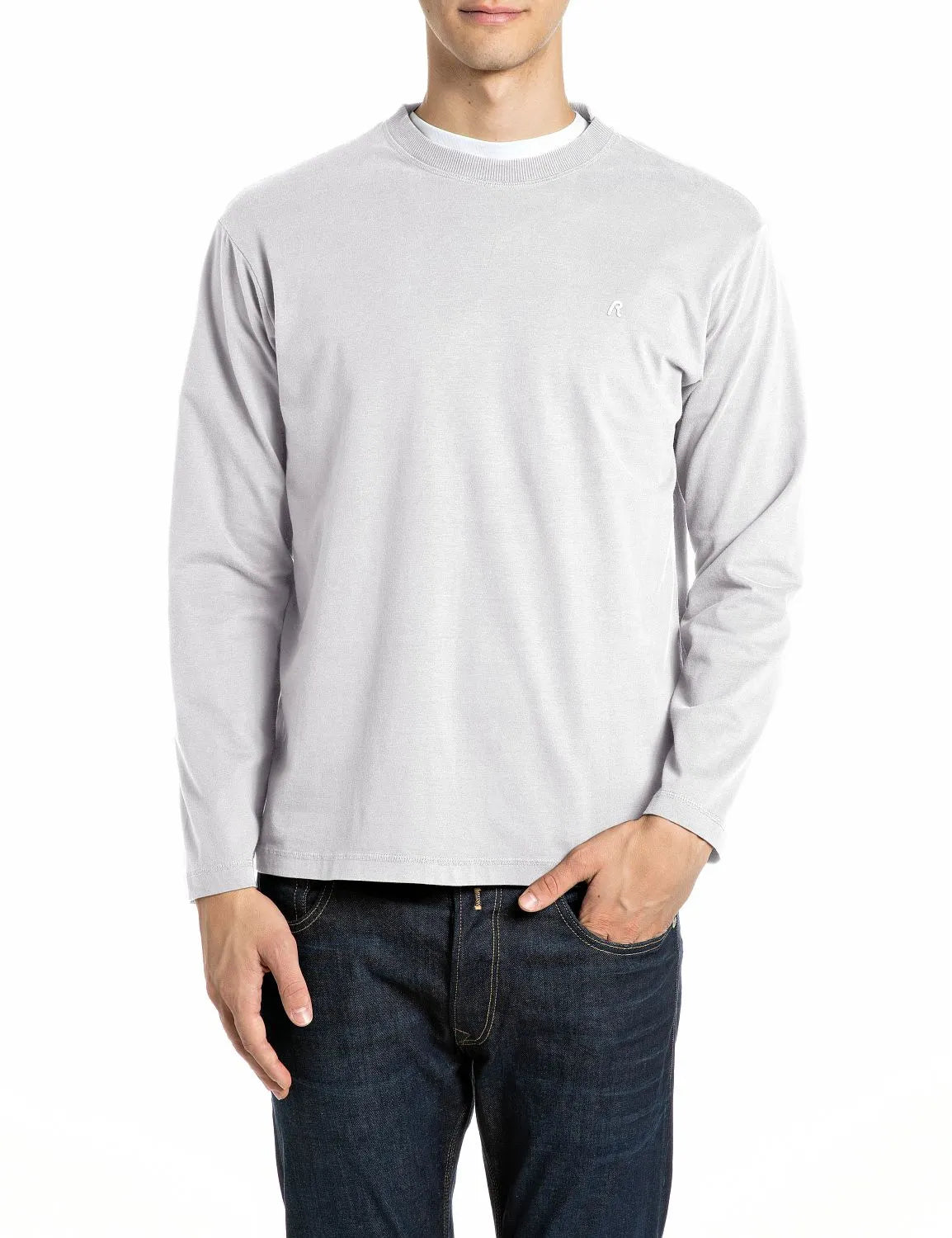 Langarmshirt aus Baumwolle