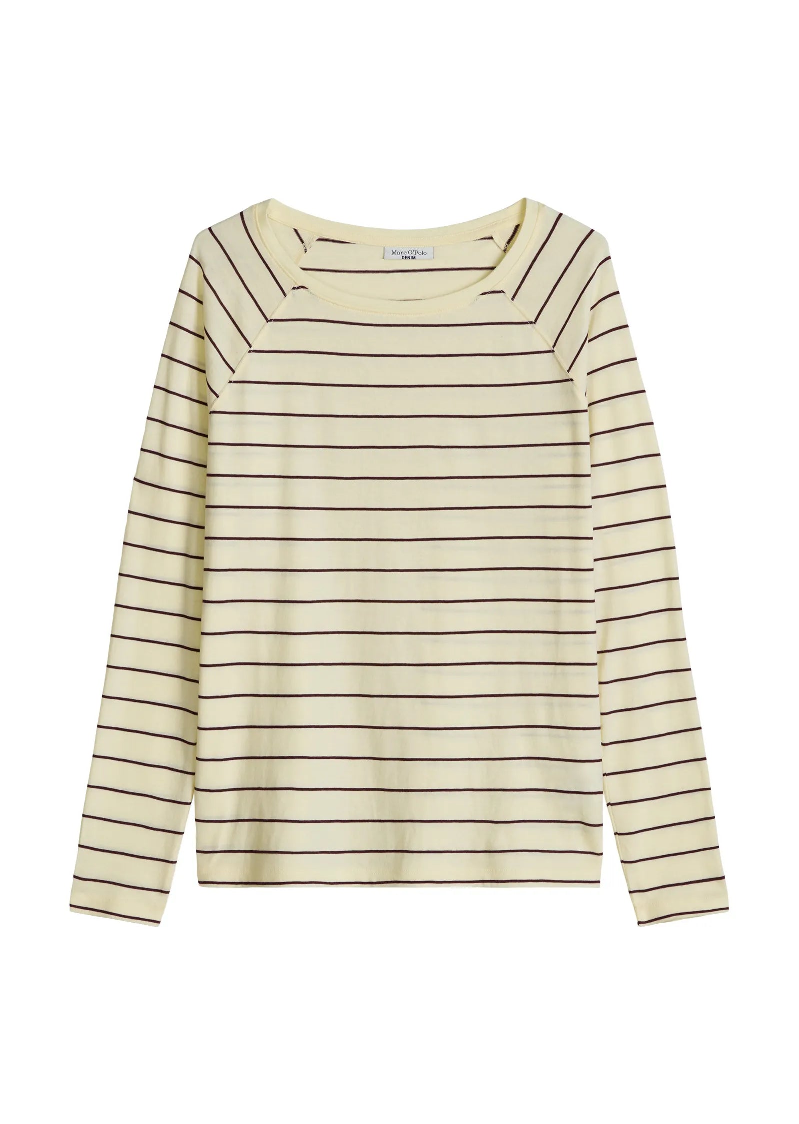 Langarmshirt aus Baumwolle gestreift