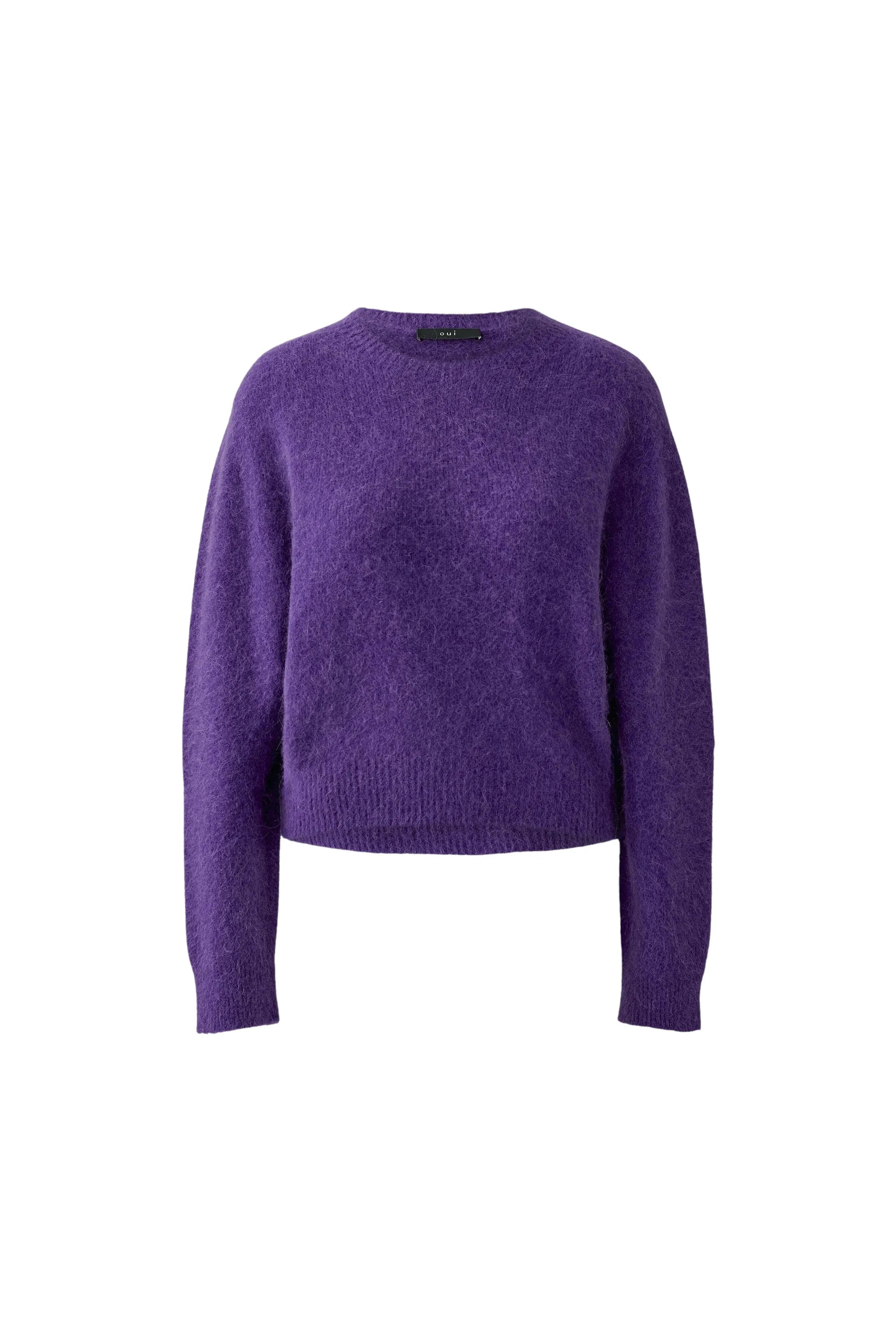 Strickpullover mit Rundhalsausschnitt