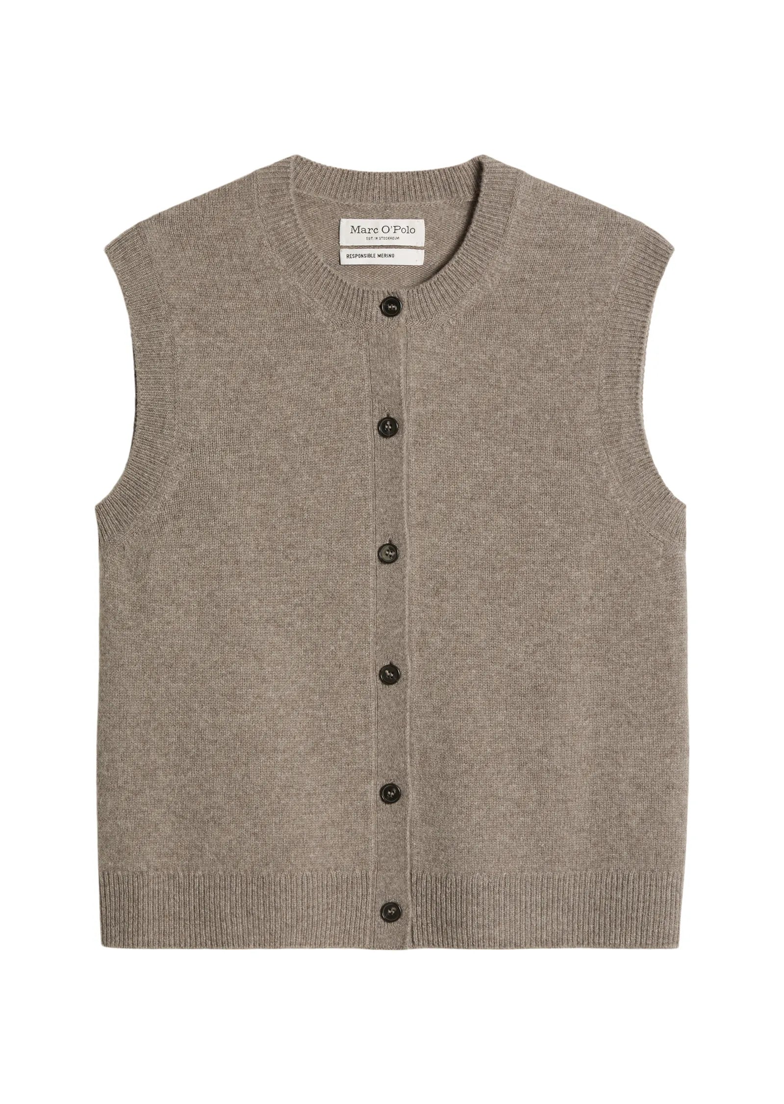 Strick-Cardigan aus Schurwolle