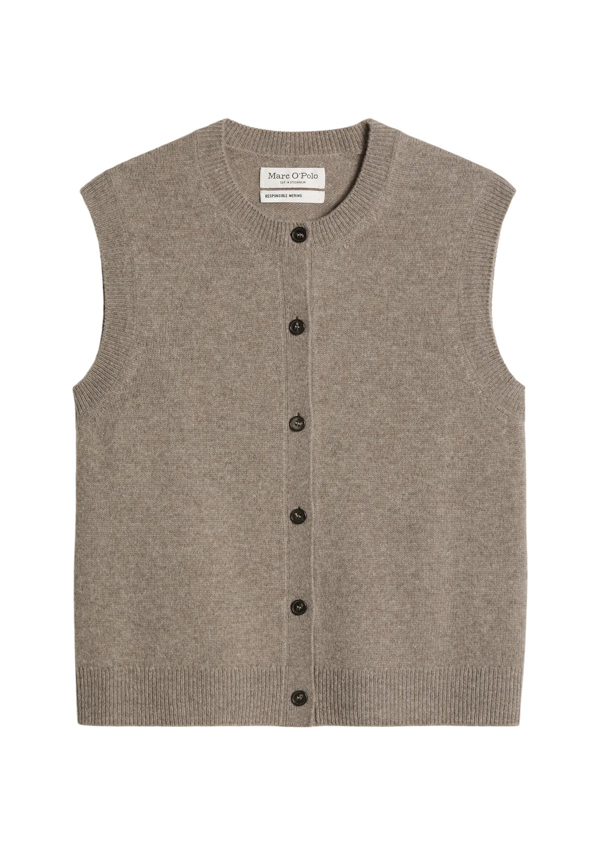Strick-Cardigan aus Schurwolle