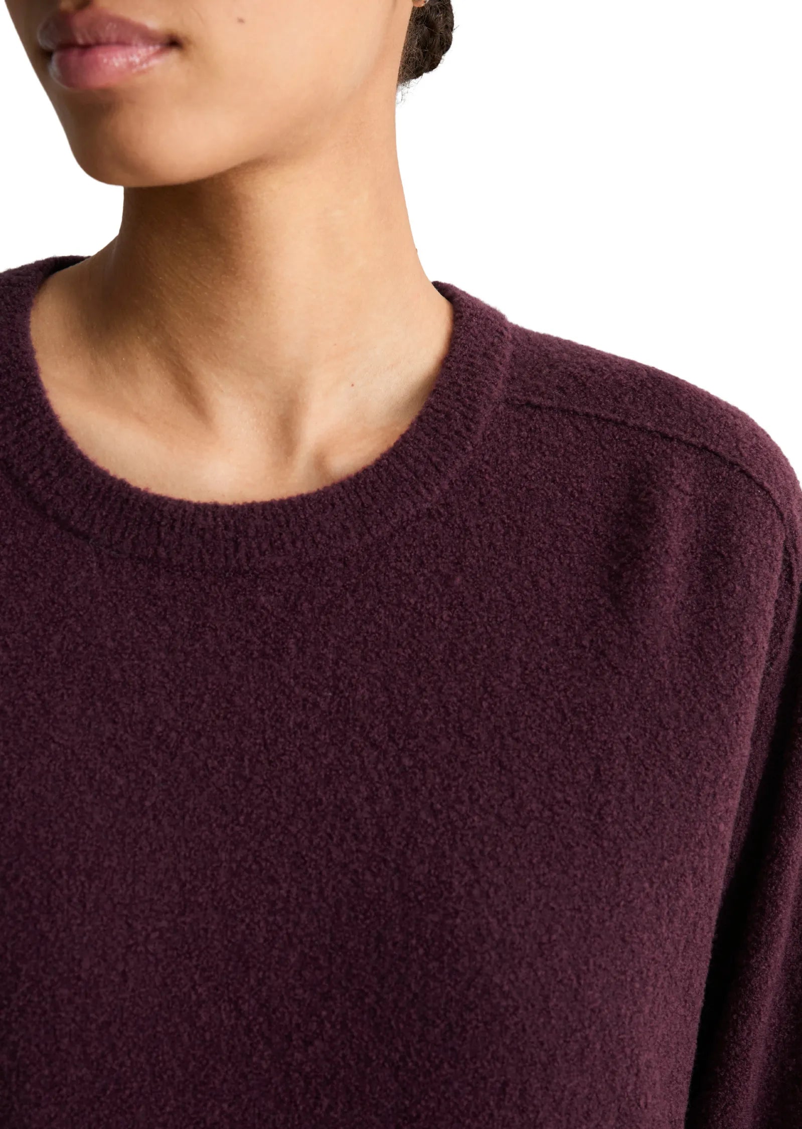 Strickpullover aus Schurwollmix