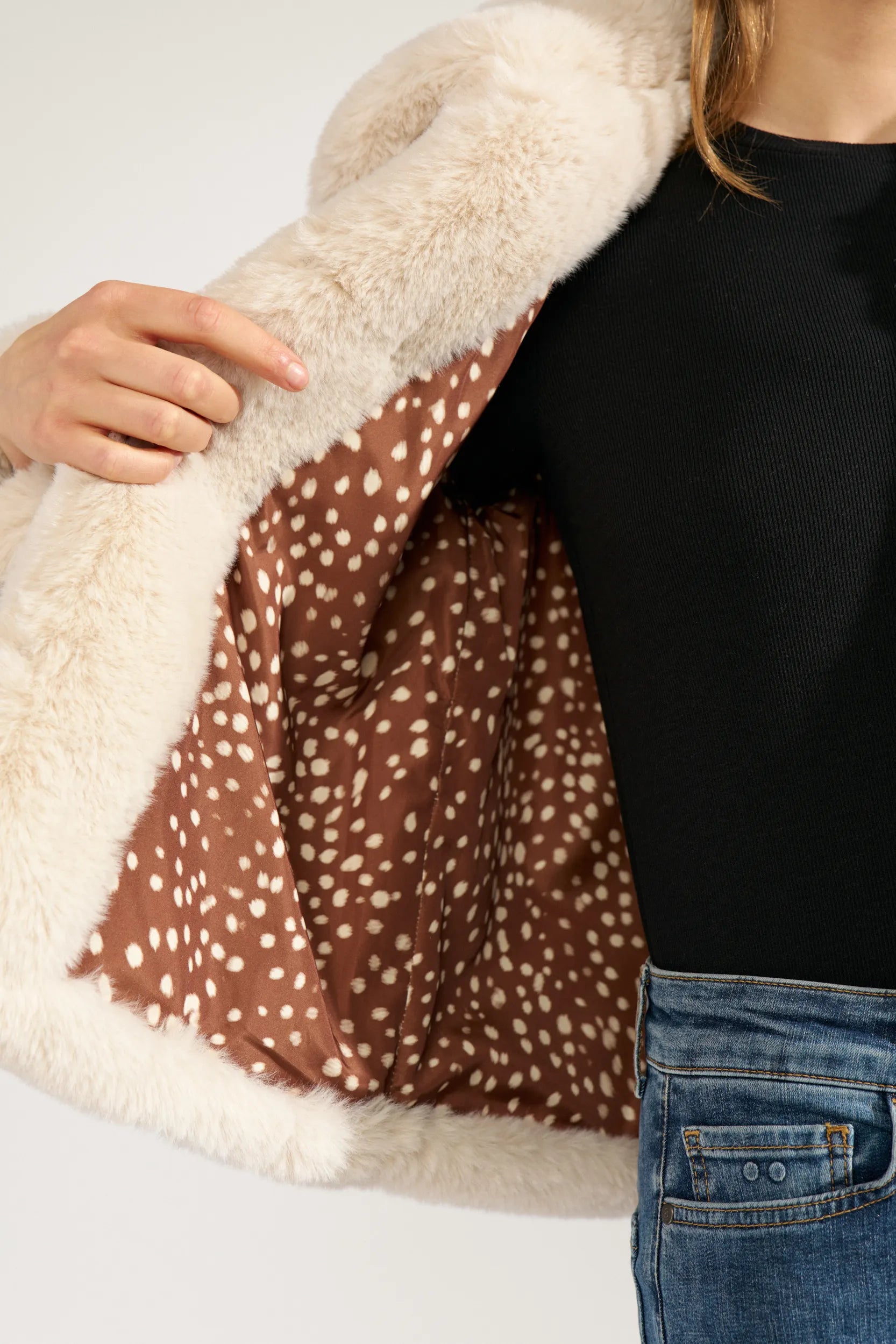Übergangsjacke NUESETA aus Kunstfell