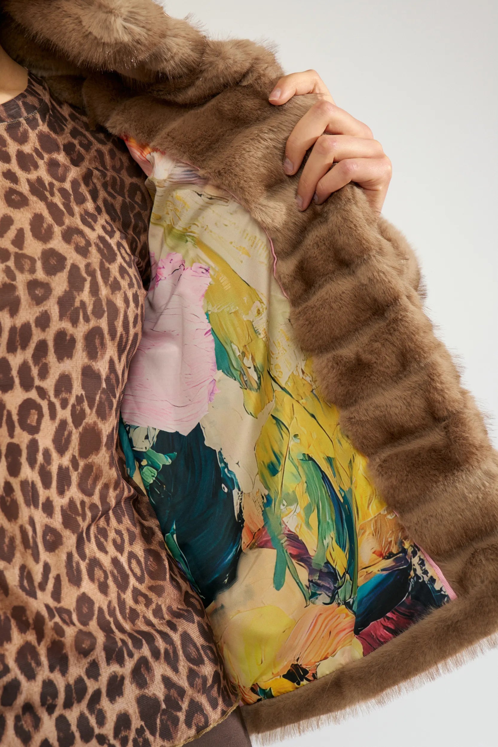 Übergangsjacke NUVITA aus Kunstfell