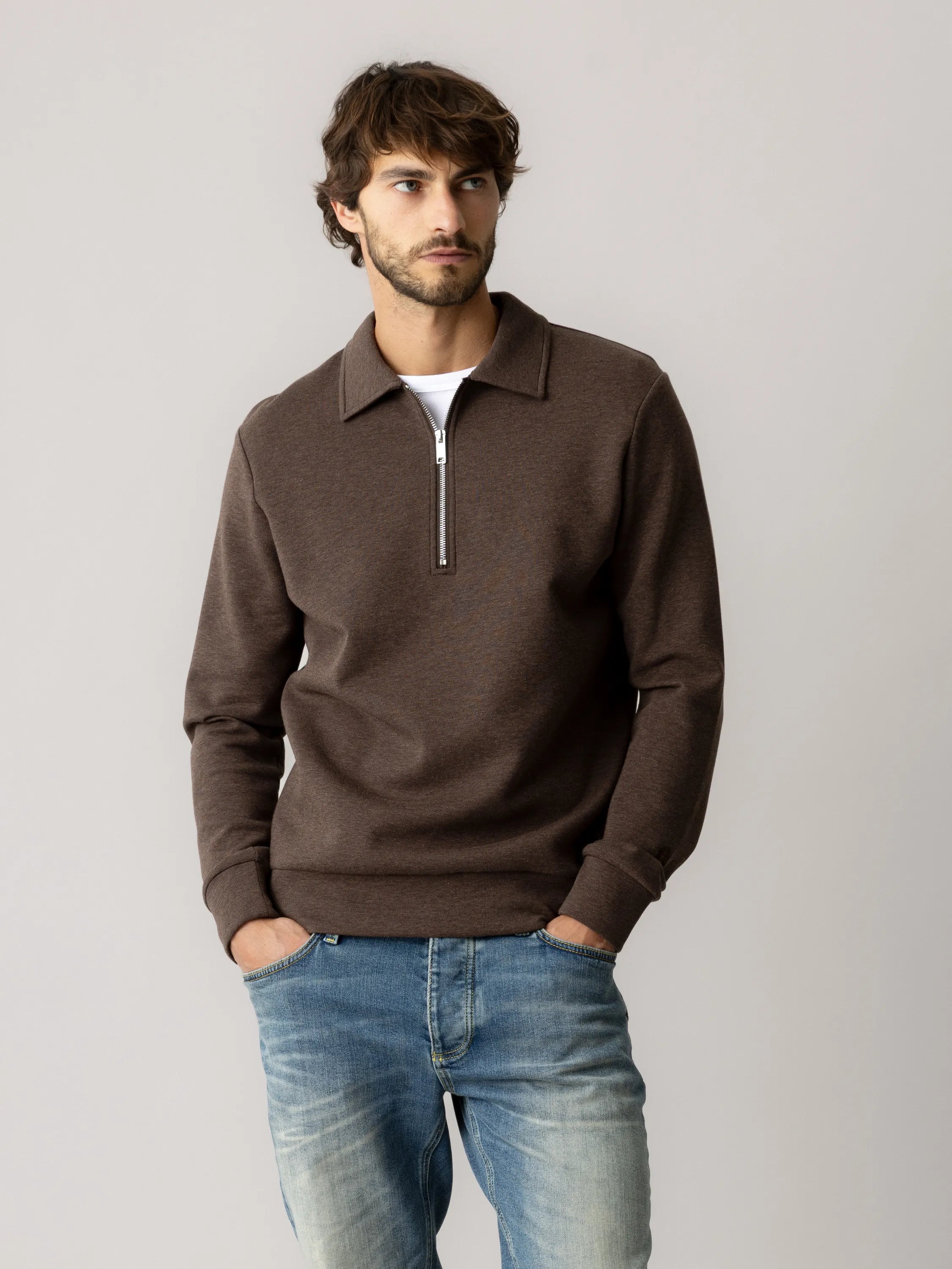 MMGAbel Zip Polo Sweat