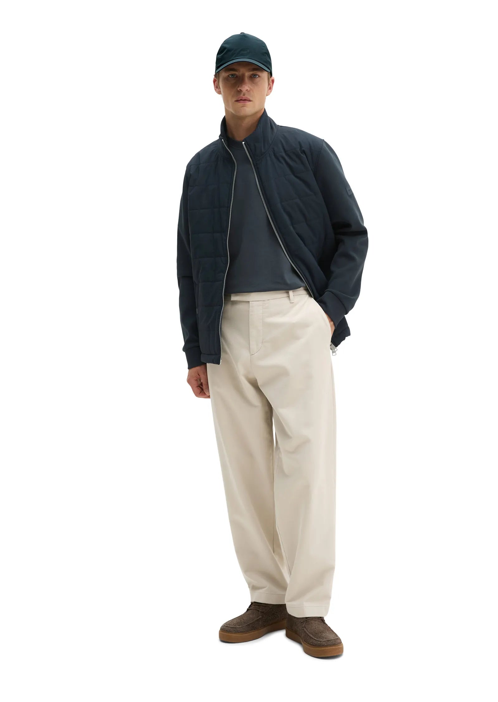 Sweatjacke aus Baumwollmix