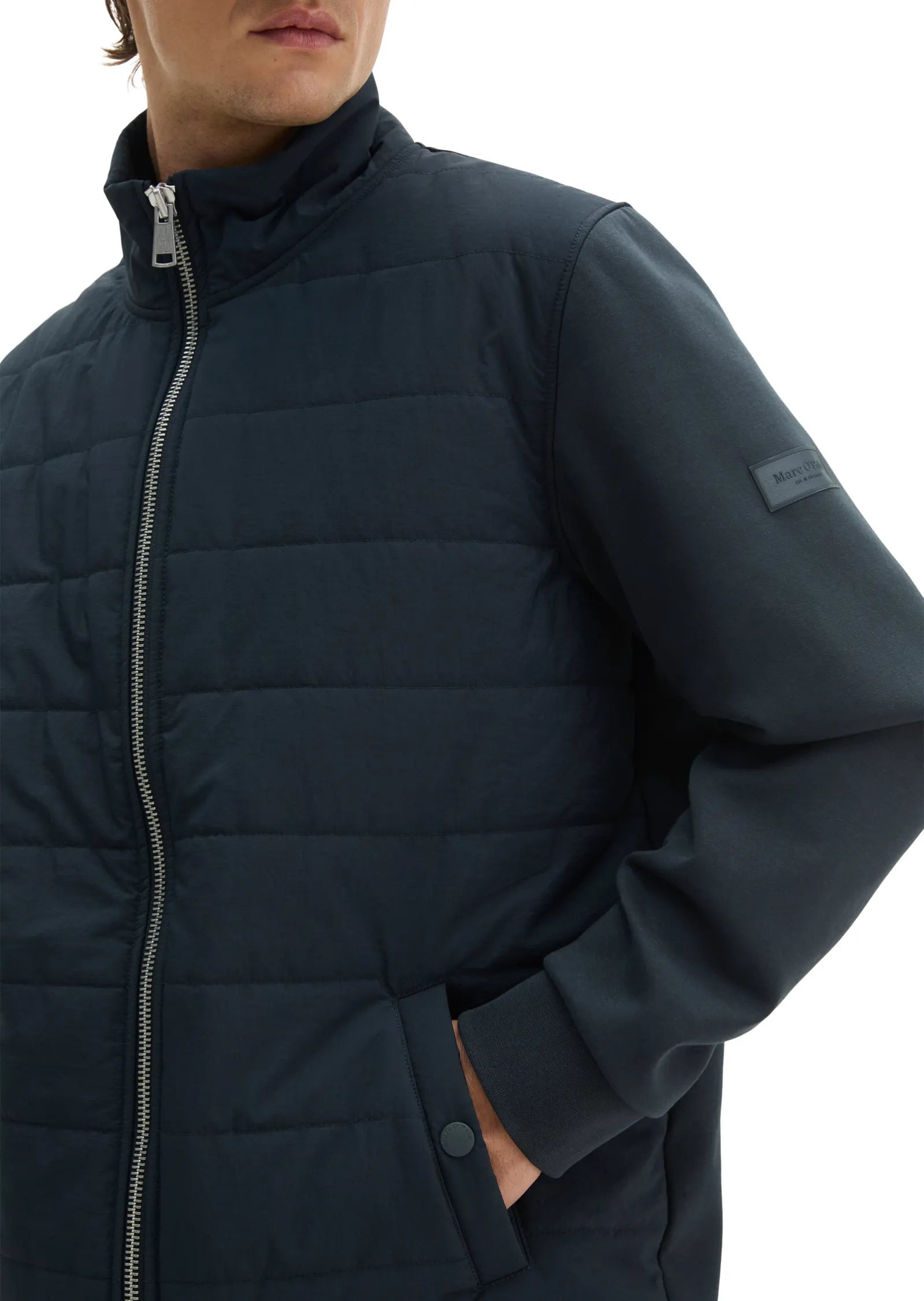 Sweatjacke aus Baumwollmix
