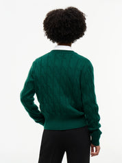 Strickjacke aus Wolle