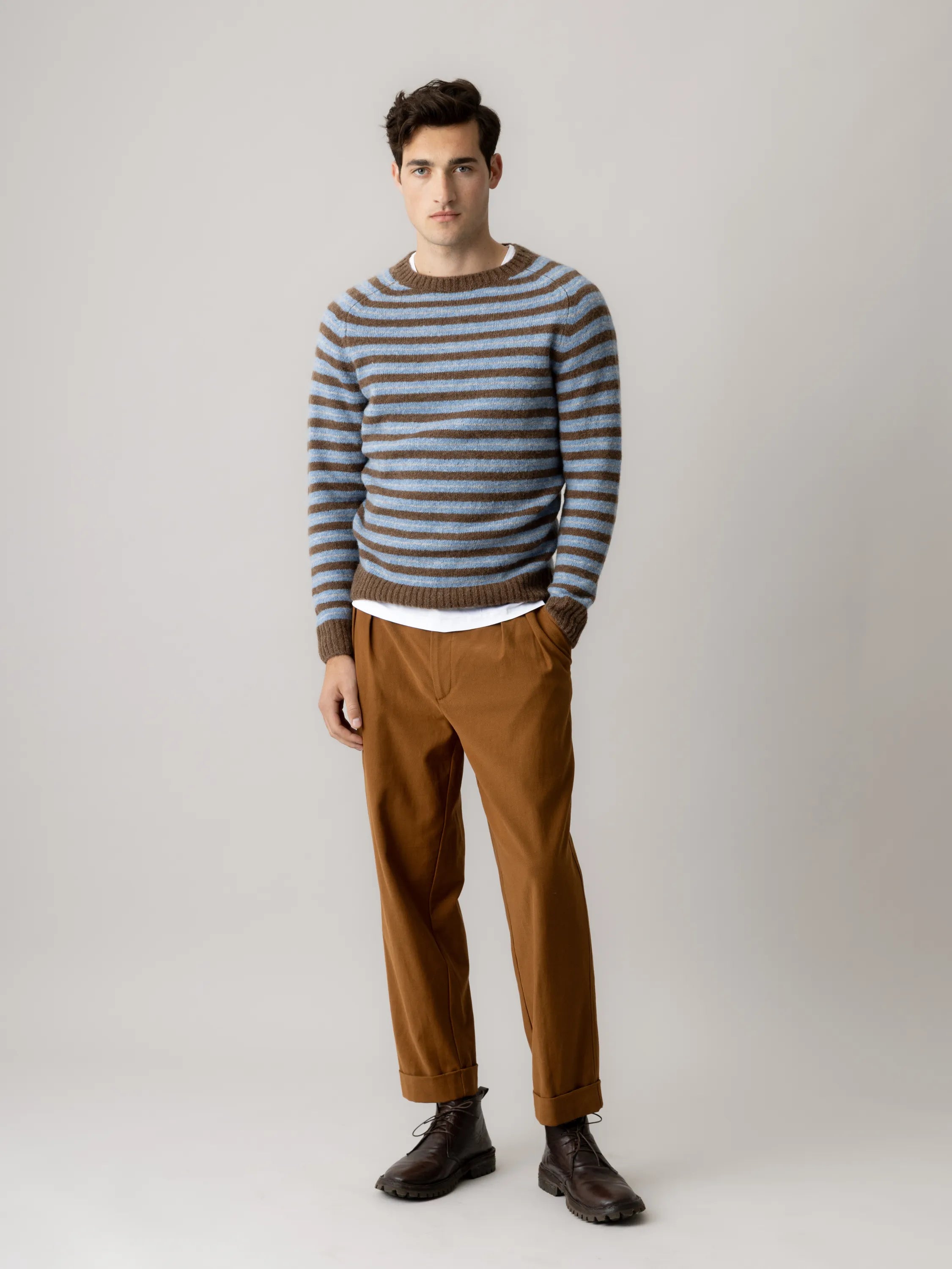 Gestreifter Strickpullover CARLOS