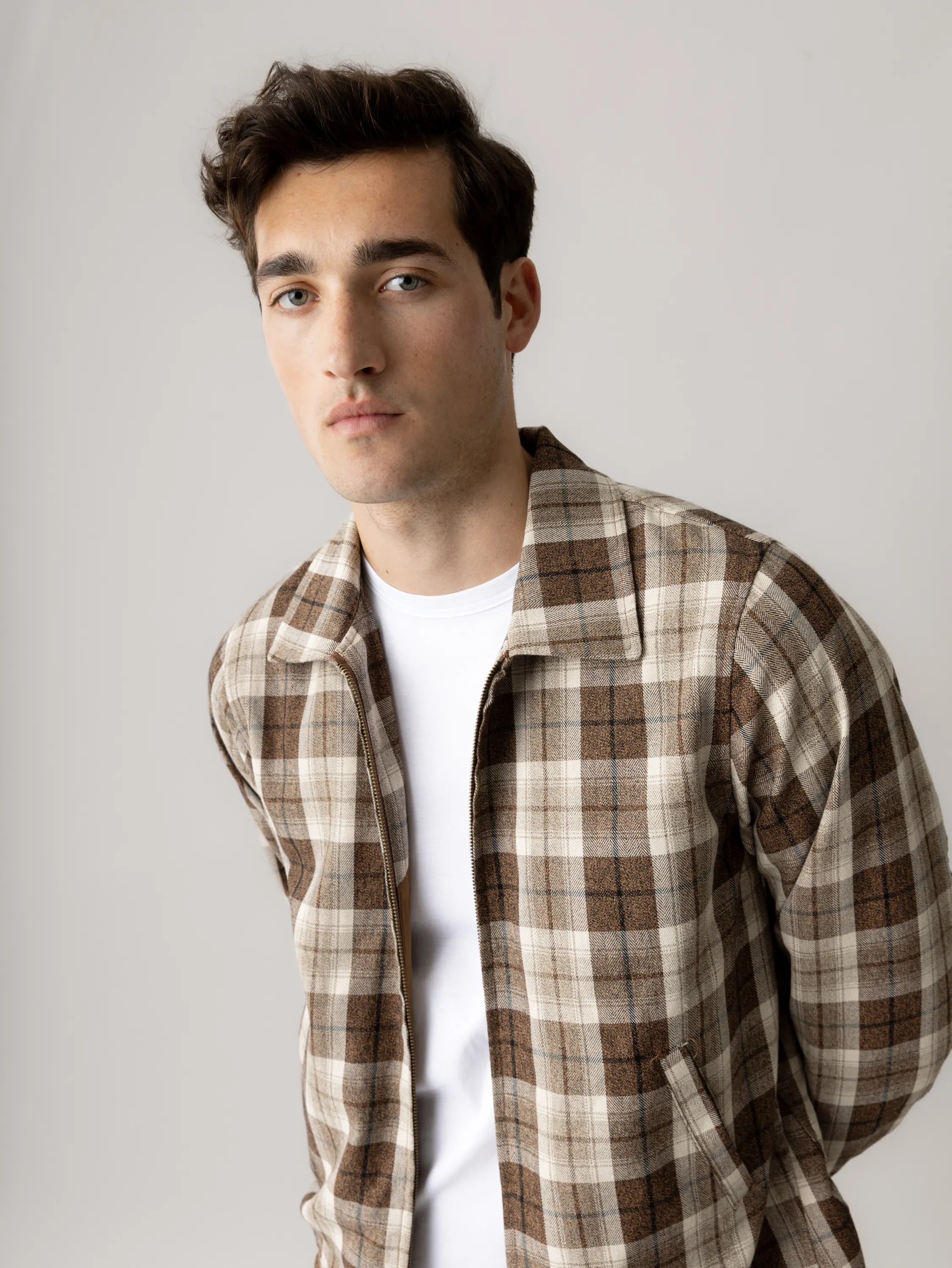 Hemdjacke kariert