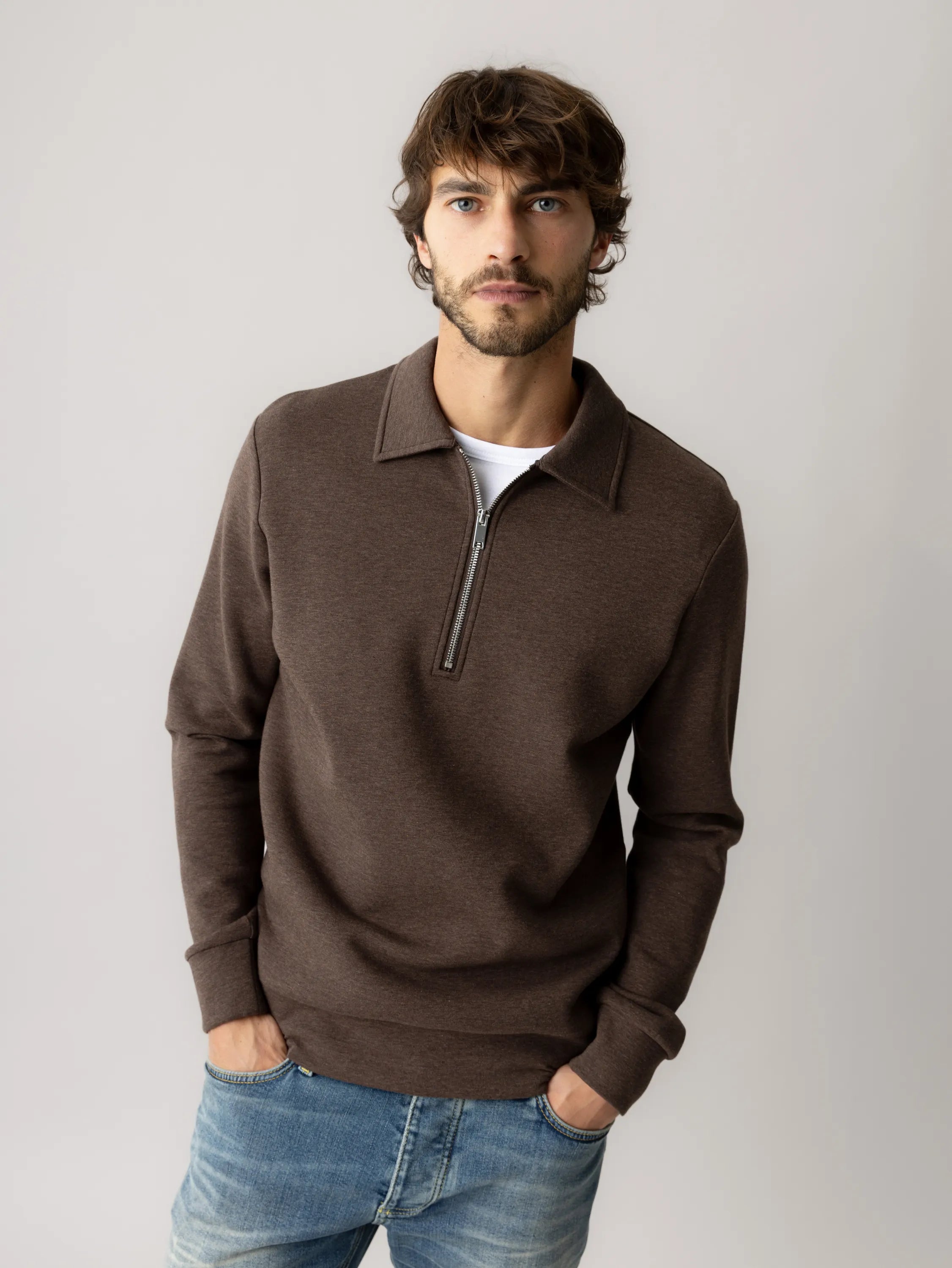 MMGAbel Zip Polo Sweat